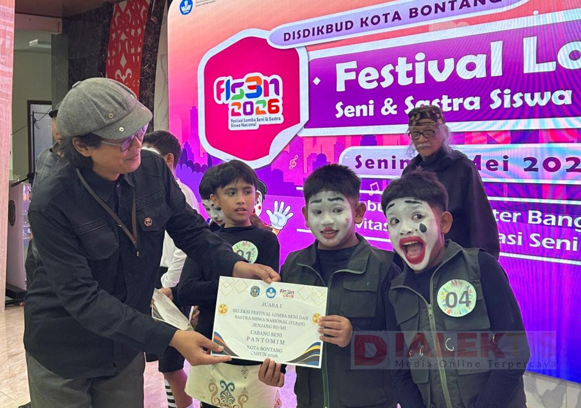 Dua Siswa SDN 011 Bontang Selatan Juara 1 Pantomim FLS3N, Cerita Pendaki Gunung Bawa Mereka ke Tingkat Berikutnya