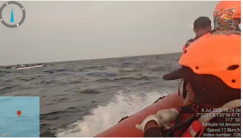 Cuaca Buruk di Perairan Tanimbar, Longboat Tenggelam Saat Layari Pulau Sera-Pulau Selu, 1 Penumpang Meninggal