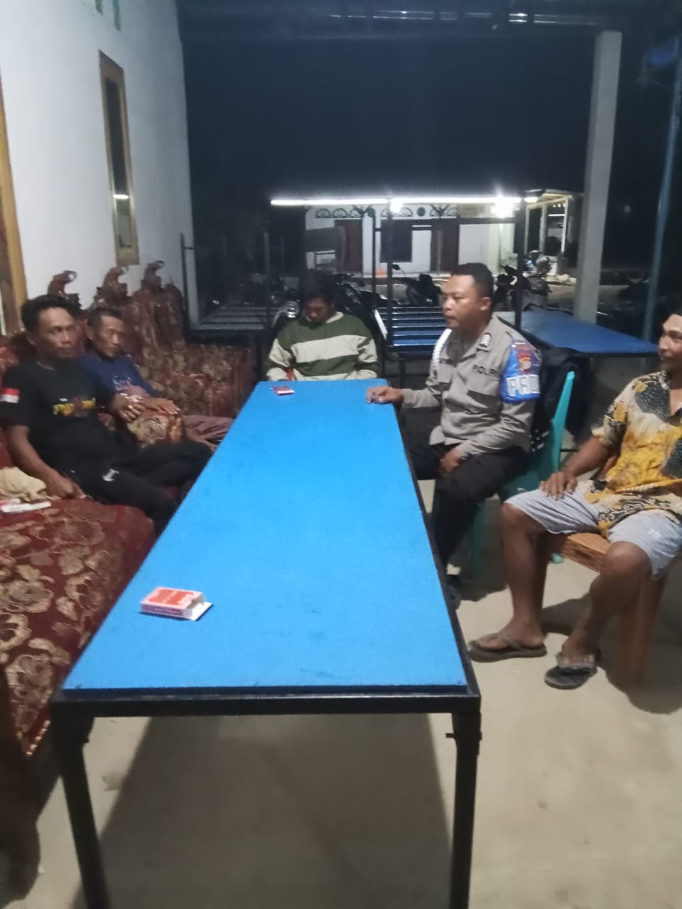 Polsek Pangale Perketat Patroli Malam di Jalan Poros Mamuju Tengah, Imbau Warga Lawan Premanisme