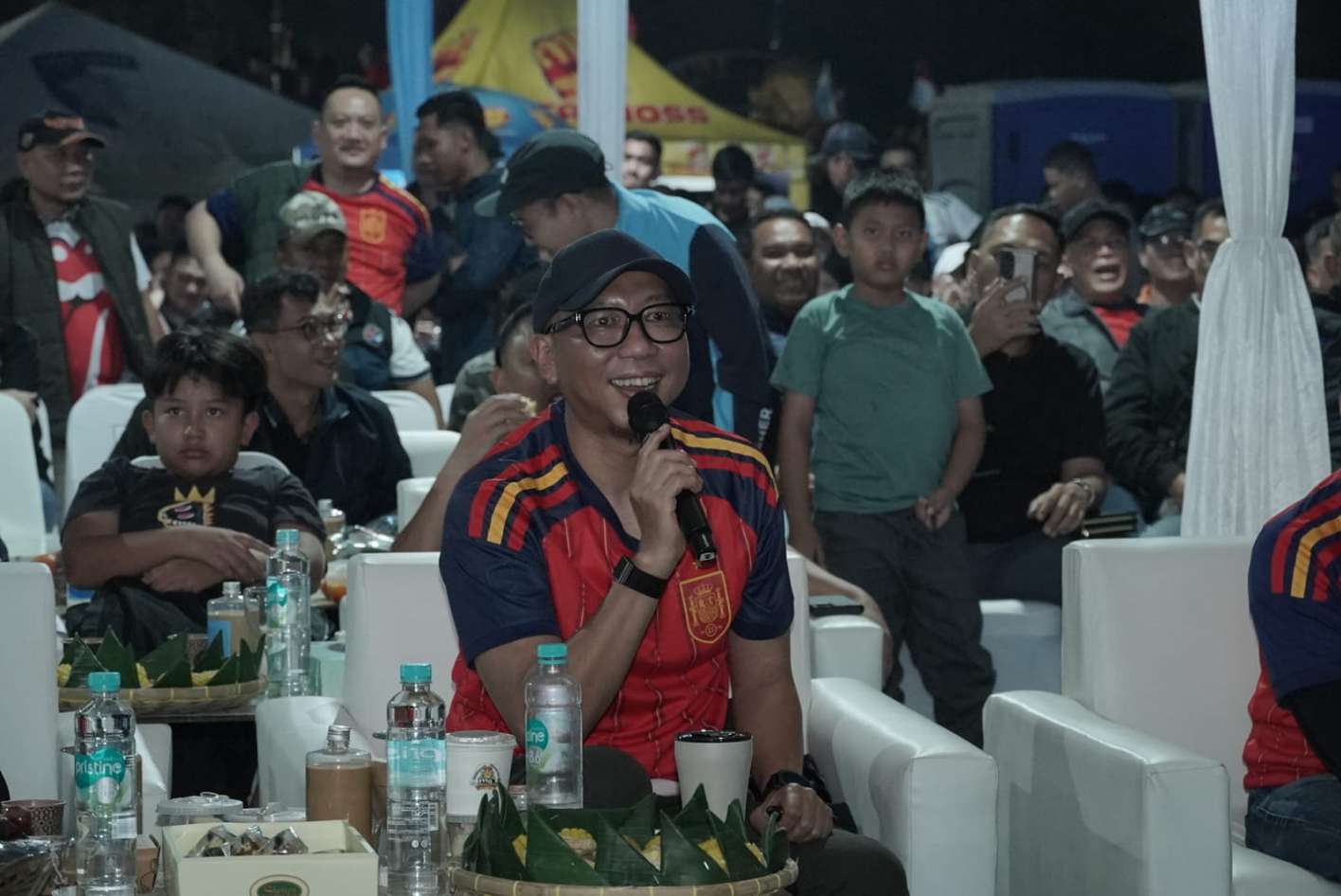 Nobar Final Piala Dunia 2026 di Tugu Adipura, Gubernur Lampung Tekankan Kebersamaan dan Dampak Ekonomi bagi UMKM
