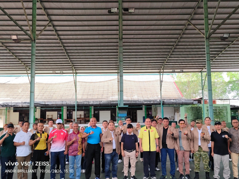 Ketua Umum BAVETI Pusat Theo Sambuaga Lantik Atma Jaya Pimpin Pengurus Jambi 2026-2031, Gubernur Al Haris Hadir Langsung