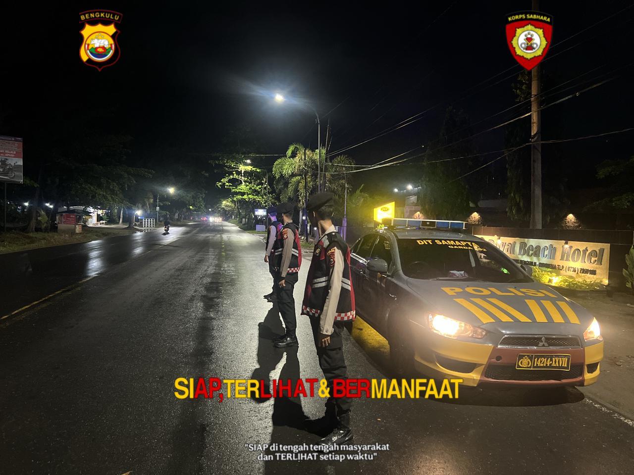 Patroli R4 di Pantai Panjang Bengkulu Digelar, Polisi Incar 3C Curanmor-Curas-Curat