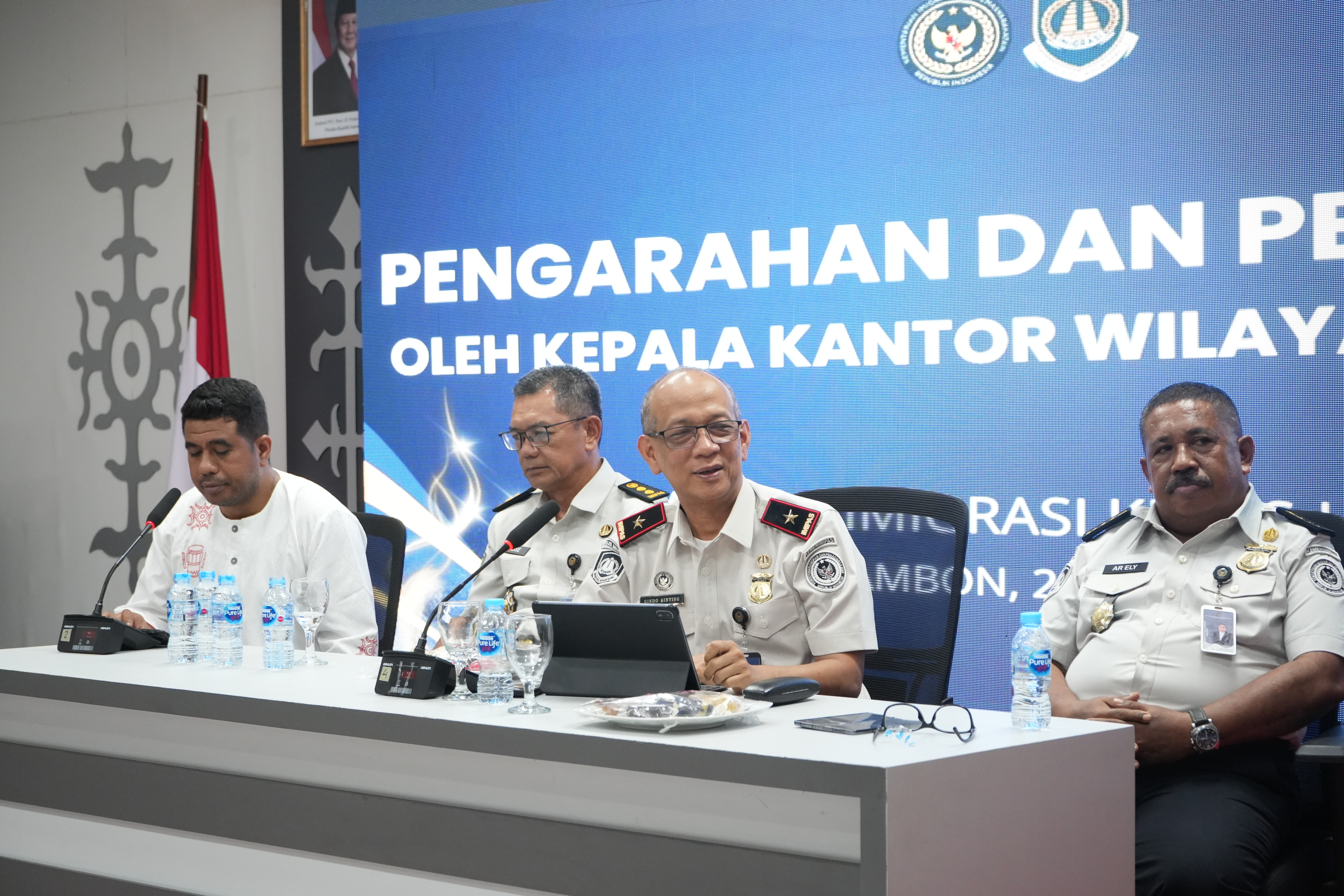 Kakanwil Imigrasi Maluku Gindo Ginting Kunjungi Perdana Imigrasi Ambon, Tekadkan Layanan Cepat dan Humanis di Wilayah Kepulauan