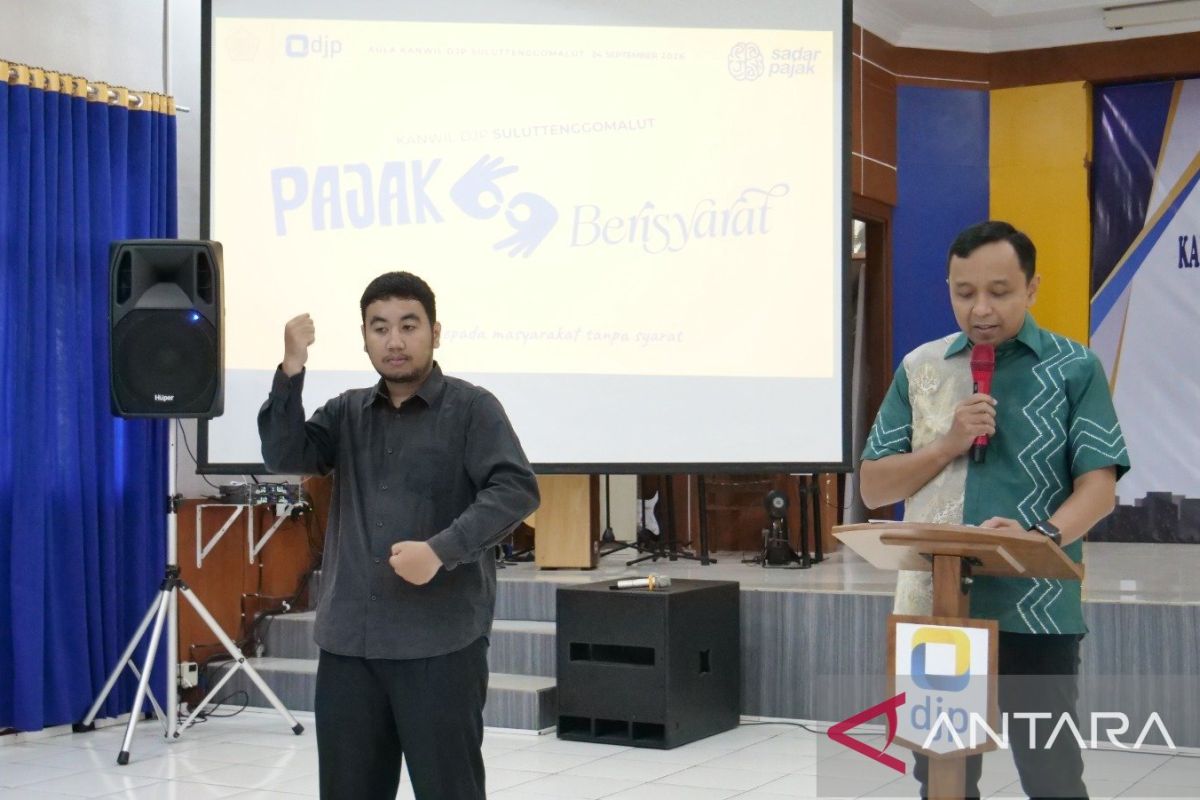 Kanwil DJP Suluttenggomalut Edukasi Pajak Berisyarat untuk 24 Wajib Pajak Disabilitas Tuli di Manado