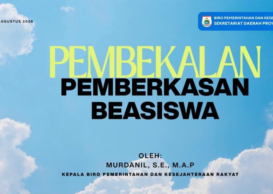 524 Mahasiswa Sulbar Terima Pembekalan Beasiswa Pemprov 2026, Pemberkasan Dibuka Satu Bulan