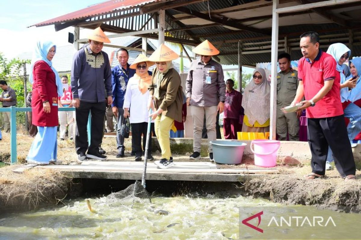 Wagub Gorontalo Idah Syahidah Resmikan Program Ketahanan Pangan di SMAN 2 Limboto, Siswa Tanam Durian Musang King