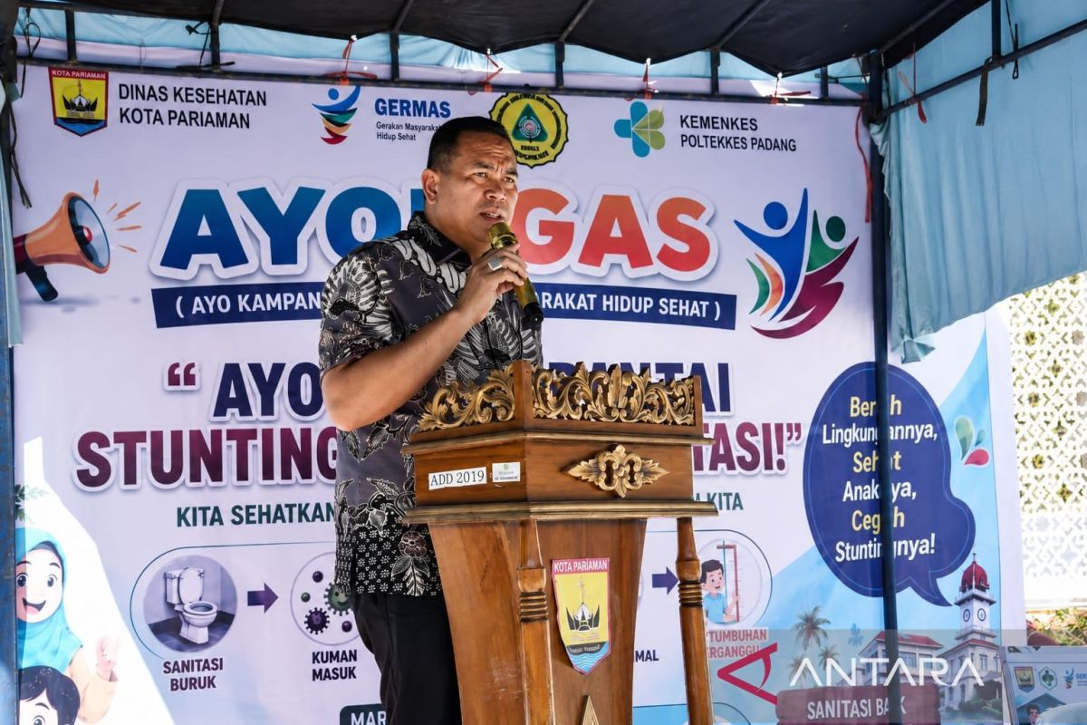 Pariaman Canangkan Kampung Sanitasi di Koto Marapak, Angka Stunting Turun ke 15,7 Persen