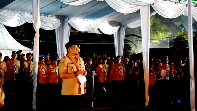 Gubernur Sumut Bobby Nasution Bermalam di Bumi Perkemahan Sibolangit, Apresiasi Perjuangan Pramuka Madina Demi Ikut Jambore