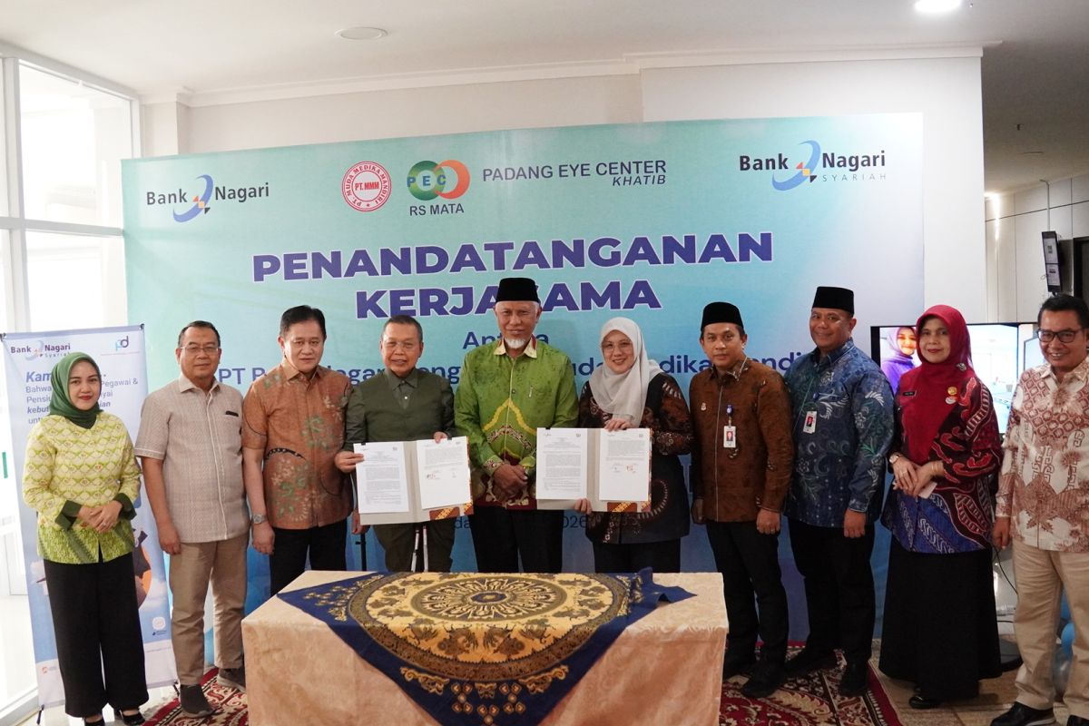 Bank Nagari Kucurkan Pembiayaan ke Padang Eye Center, Integrasi Layanan Perbankan dan Kesehatan di Sumbar Kian Erat