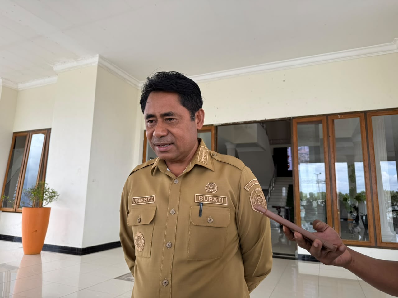 Bupati Halmahera Timur Ubaid Yakub Targetkan Serapan Anggaran Semester I Tembus 60 Persen, OPD Diminta Akselerasi Program