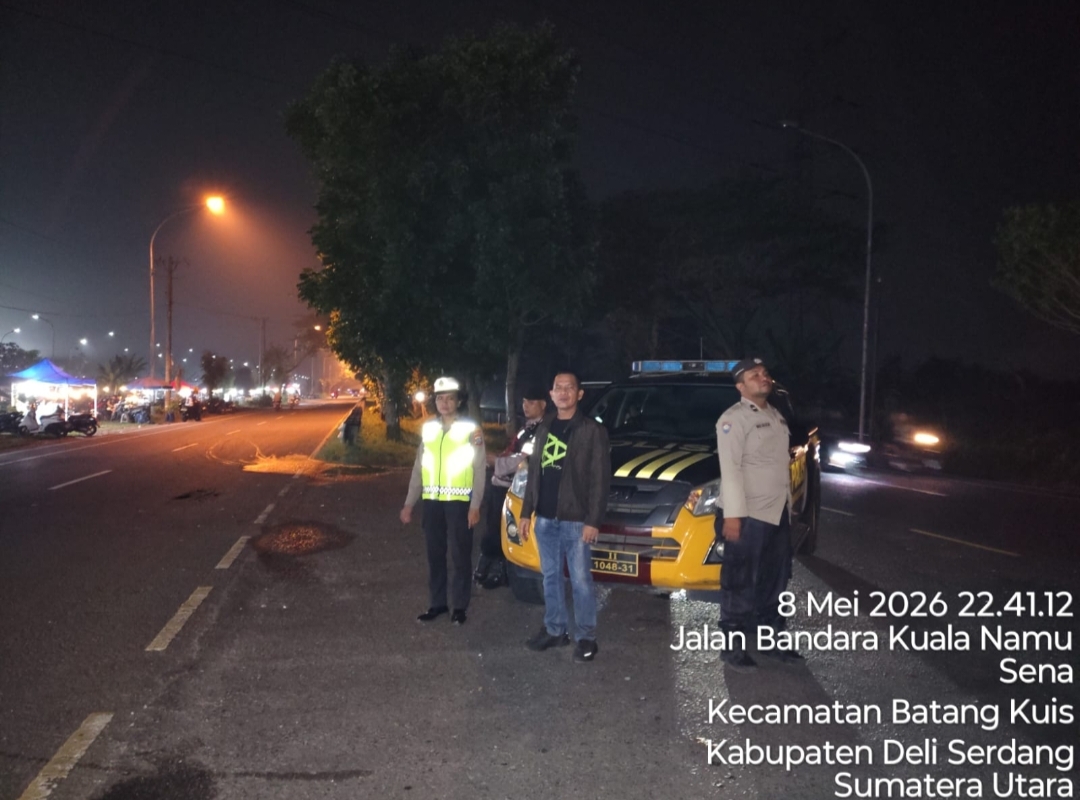 Polresta Deli Serdang Gencarkan Patroli Blue Light Hingga Pagi Hari