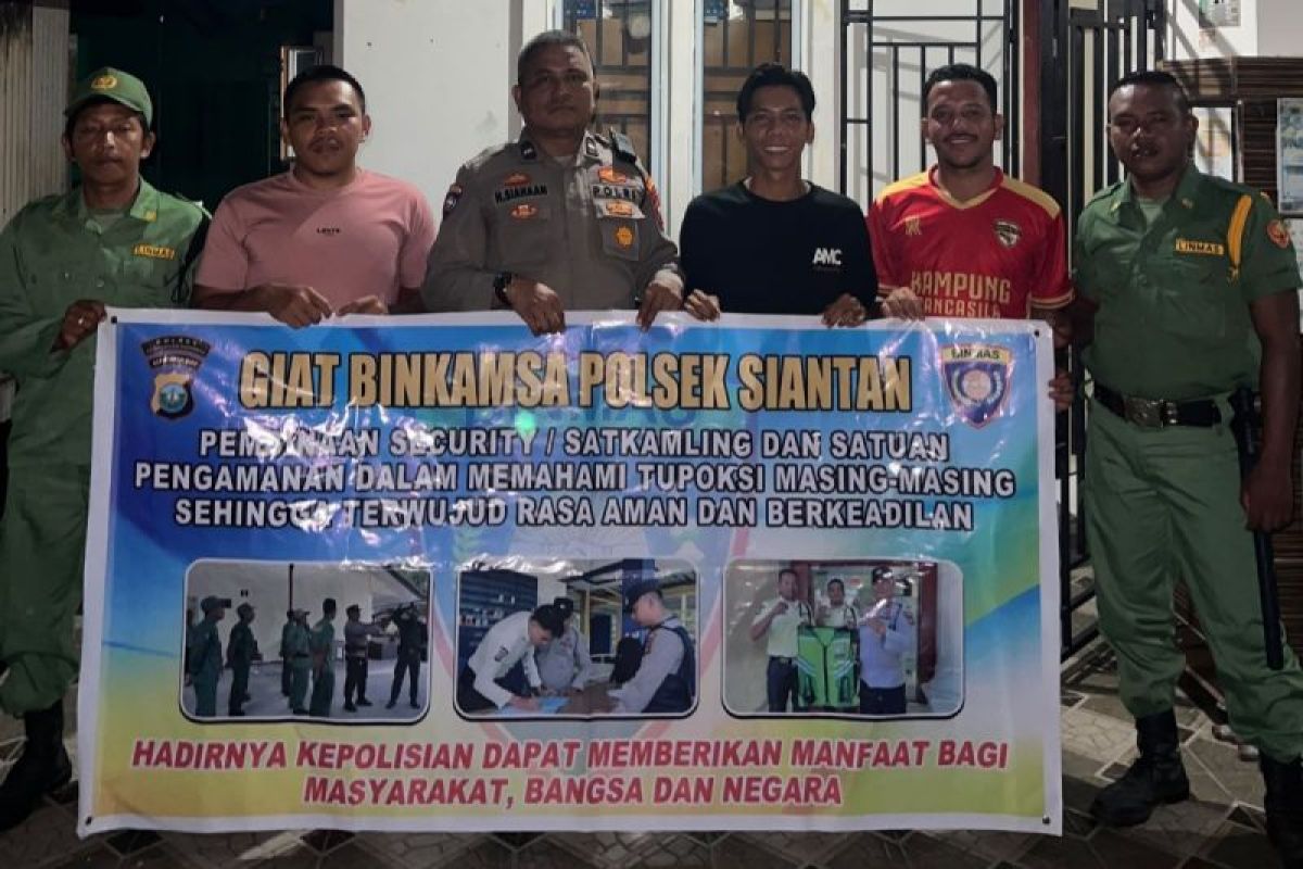 Polres Kepulauan Anambas Aktifkan Satkamling Jelang Pilkades Serentak, Ronda Malam Dimulai dari Sri Tanjung