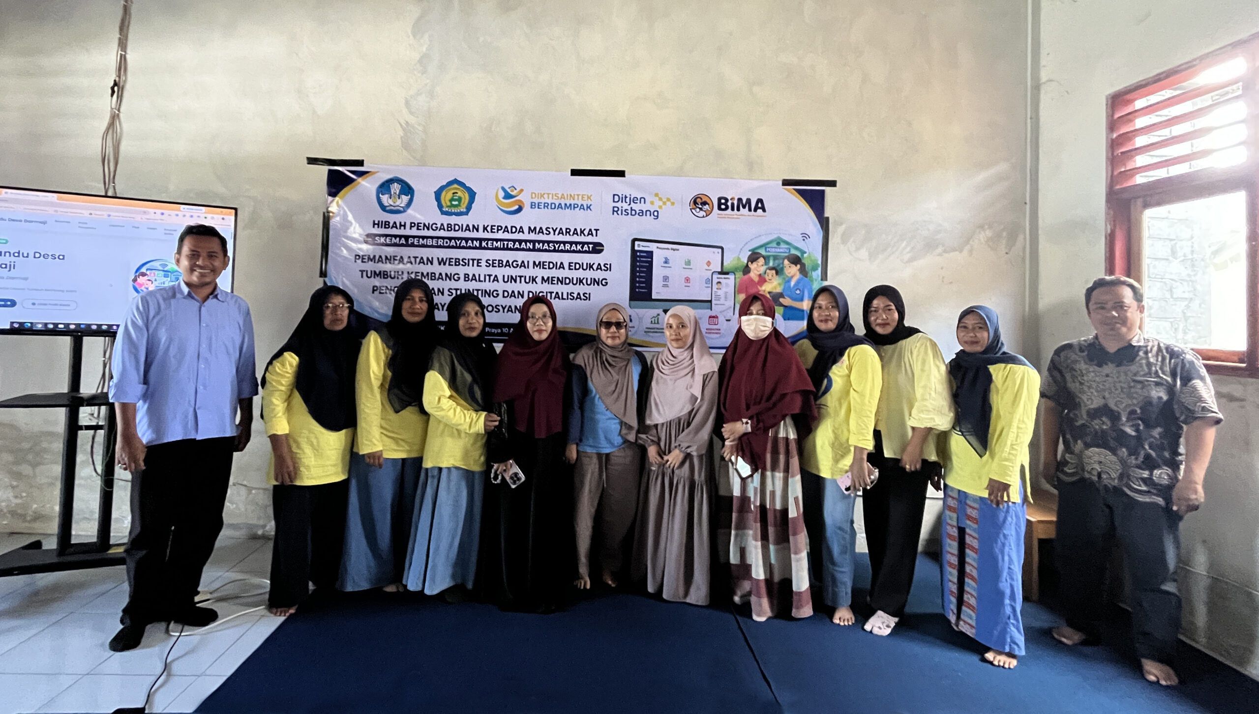 20 Kader dan Orang Tua di Lombok Tengah Ikut Pelatihan Posyandu Digital, STMIK Lombok Hadirkan Website Edukasi Cegah Stunting