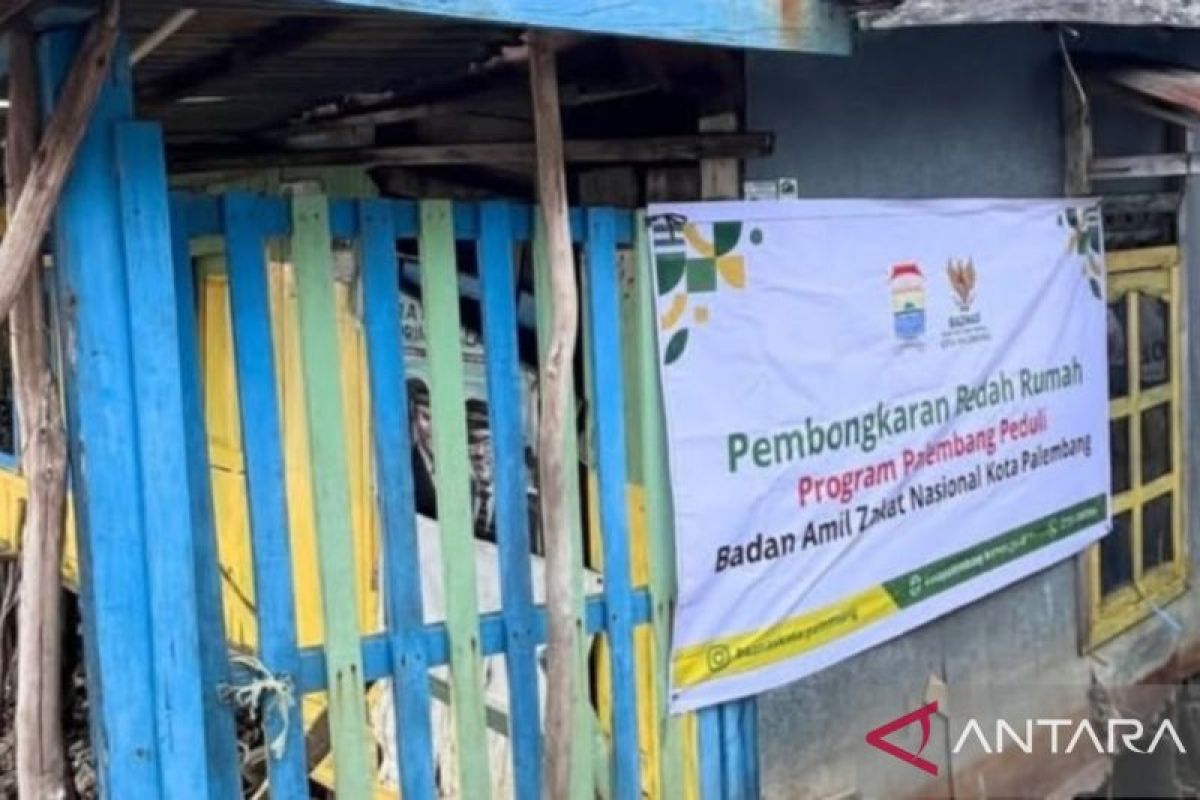 Baznas Palembang Bedah 20 Rumah Warga Tak Layak Huni Sepanjang 2026, Target 50 Unit Hingga Akhir Tahun