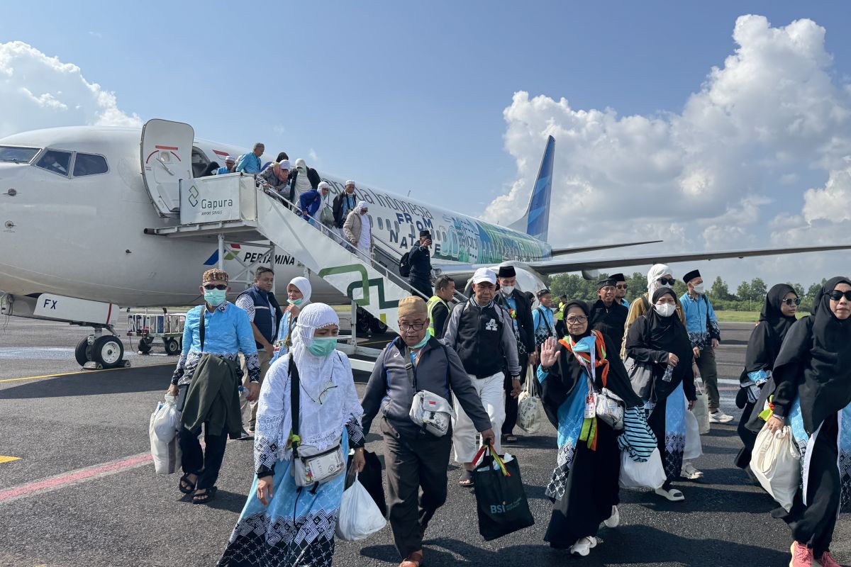 14 Kloter Jamaah Haji Lampung Mulai Pulang ke Tanah Air, Bandara Radin Inten II Pastikan Kesiapan Layanan