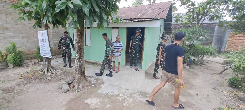 Satgas TMMD ke-129 Kodim 0418 Palembang Rampungkan Rehabilitasi Rumah Fernando, Lingkungan Dibersihkan Jelang Penutupan
