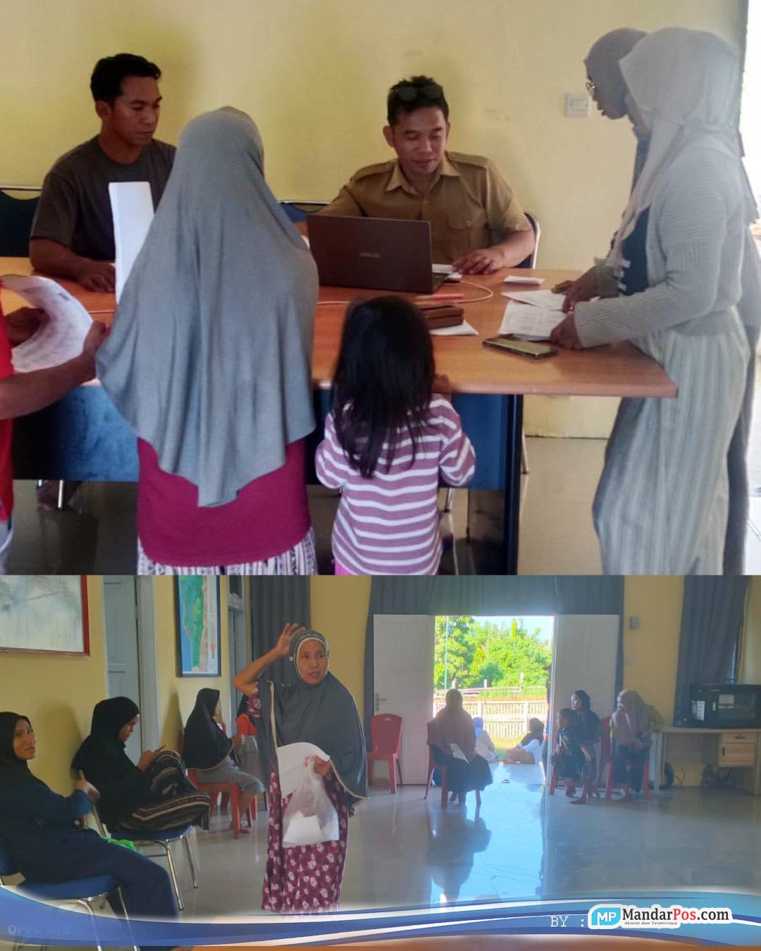 Pemdes Labuang Rano Buka Layanan SKTM untuk Siswa Baru, Puluhan Warga Padati Kantor Desa di Tapalang Barat