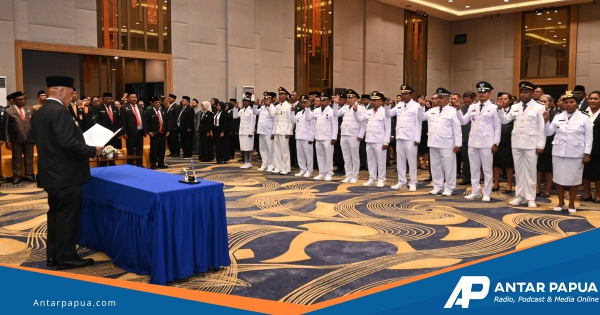 Bupati Biak Numfor Lantik 183 Pejabat Eselon III, IV, dan Fungsional Guru, Rotasi Tanpa Emosi Politik