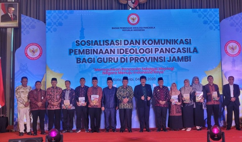 Dinas Pendidikan Kota Jambi Gandeng BPIP Gelar Sosialisasi Pancasila untuk Guru se-Provinsi, Yudian Wahyudi Jadi Narasumber