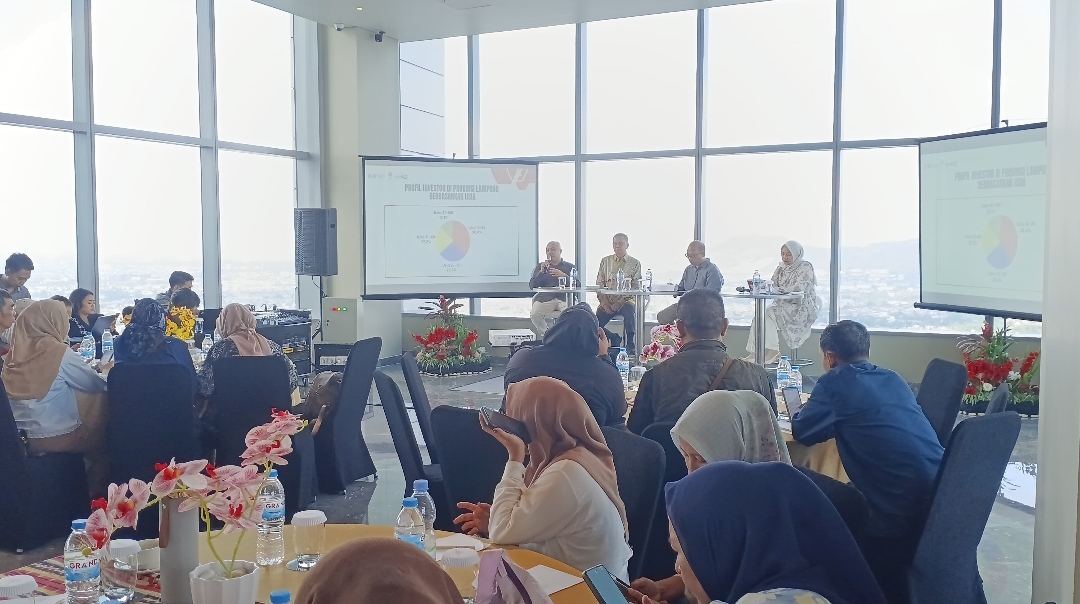 Investor Pasar Modal Lampung Tembus 673.737 Orang, 64,7 Persen dari Kelompok Usia Muda di Bawah 30 Tahun