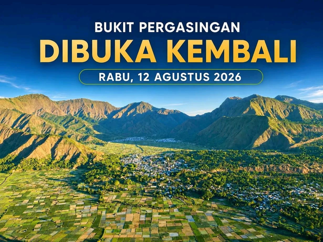 Bukit Pergasingan Sembalun Kembali Terbuka untuk Pendakian 12 Agustus, Sampah Bawaan Kini Kena Deposit Rp 10.000