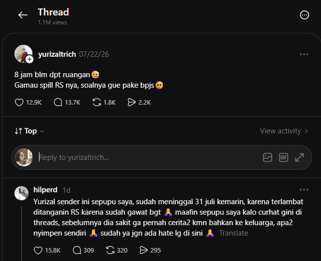Pasien BPJS Meninggal Usai Curhat 8 Jam Antre RS, Komentar Dokter Awardee LPDP di Semarang Tuai Kecaman