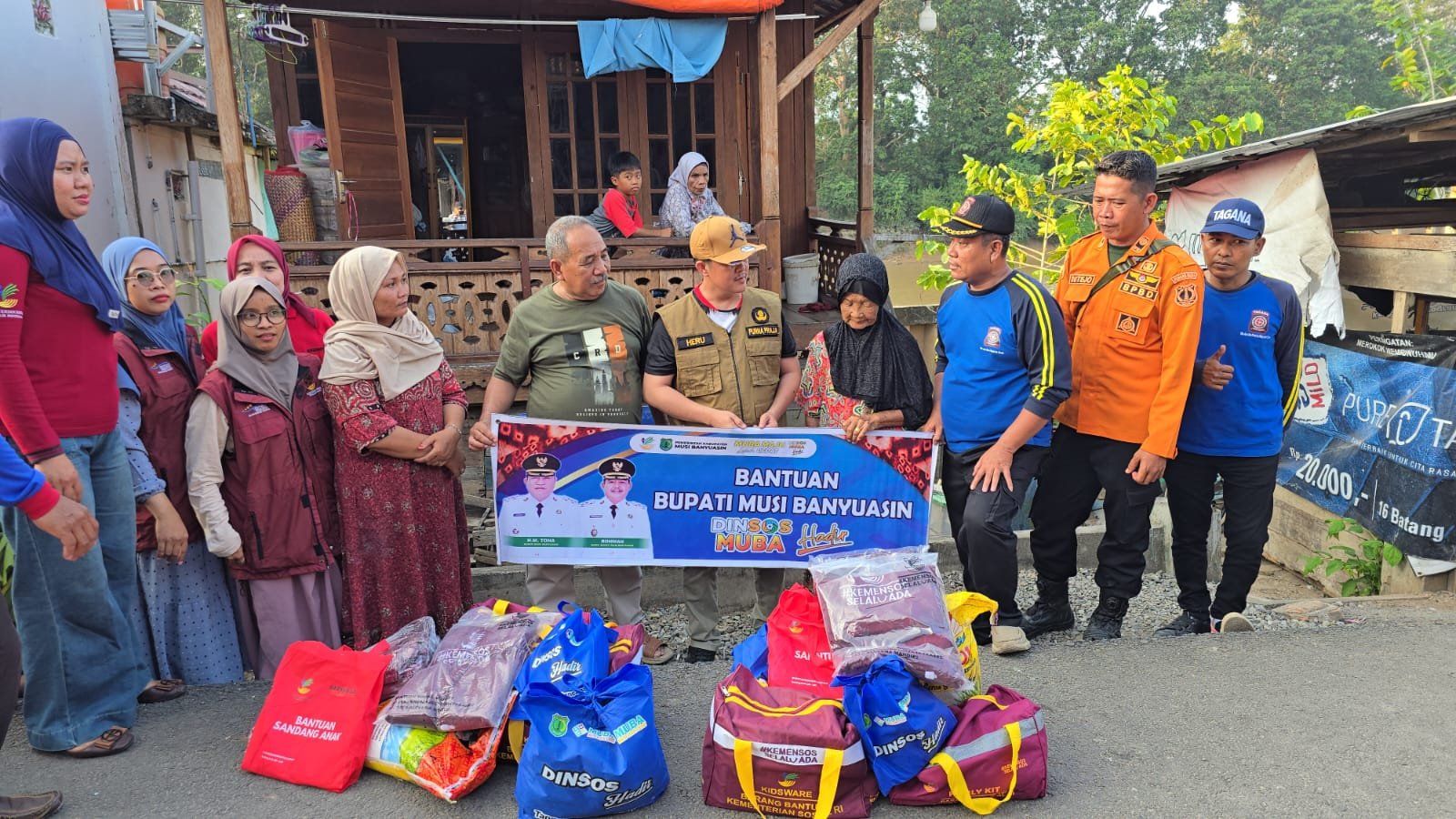 Pemkab Muba Tangani Longsor di Desa Epil dan Kebakaran di Desa Teluk, 10 Rumah Terdampak dan Relokasi Disiapkan