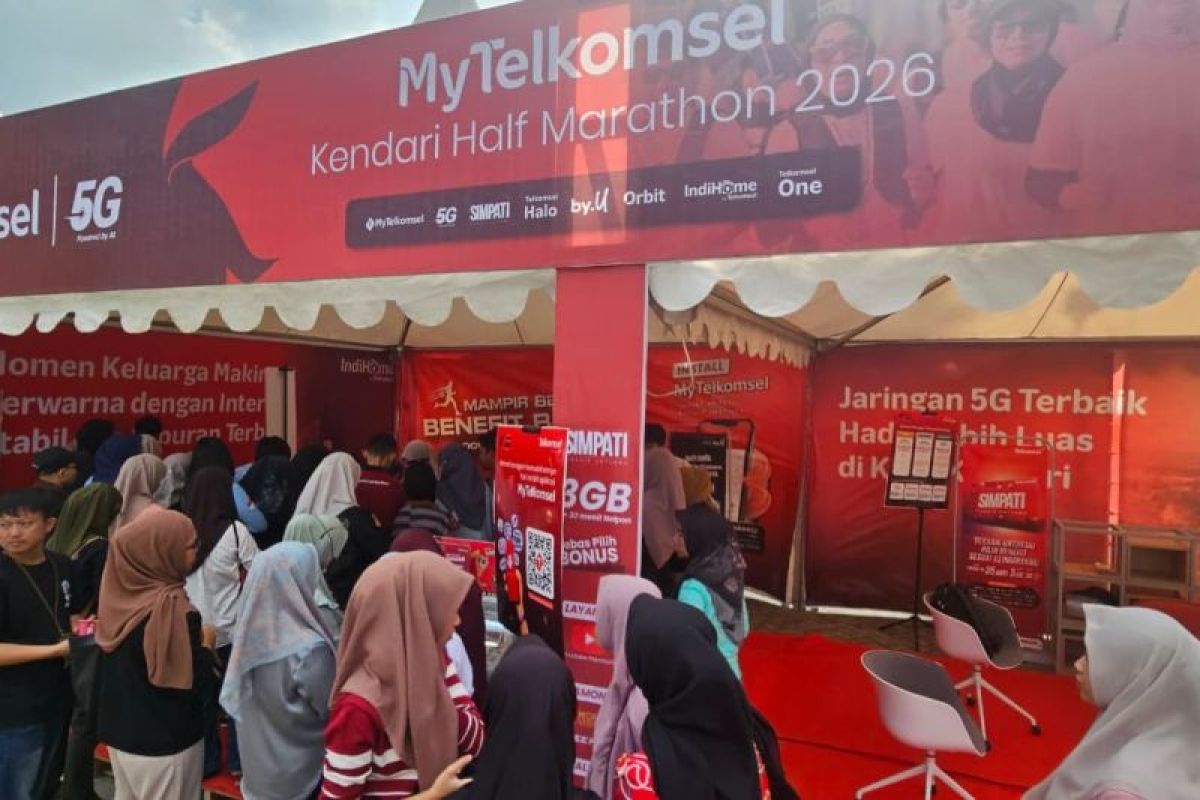 Telkomsel Siapkan Jaringan 5G dan 6 Program Digital Interaktif di Kendari Half Marathon 2026, dari Lomba Konten hingga Es Krim Gratis