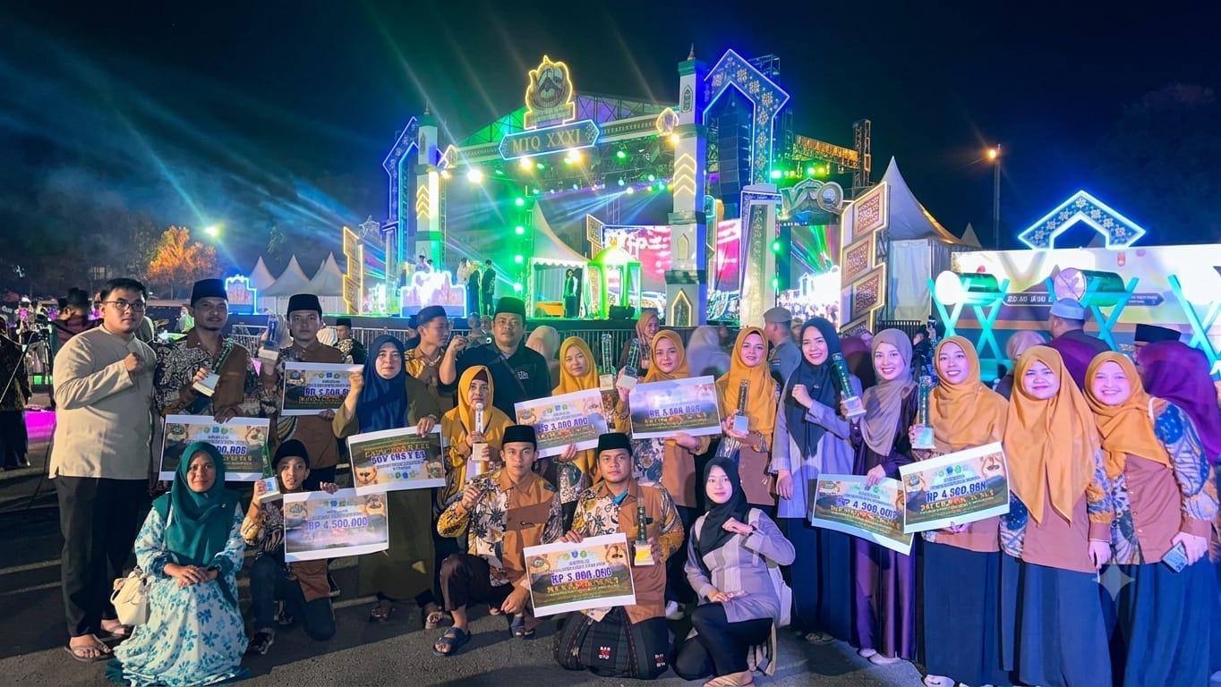 Muba Borong 13 Trofi di MTQ XXXI Sumsel, Tembus Lima Besar dari 17 Kabupaten/Kota