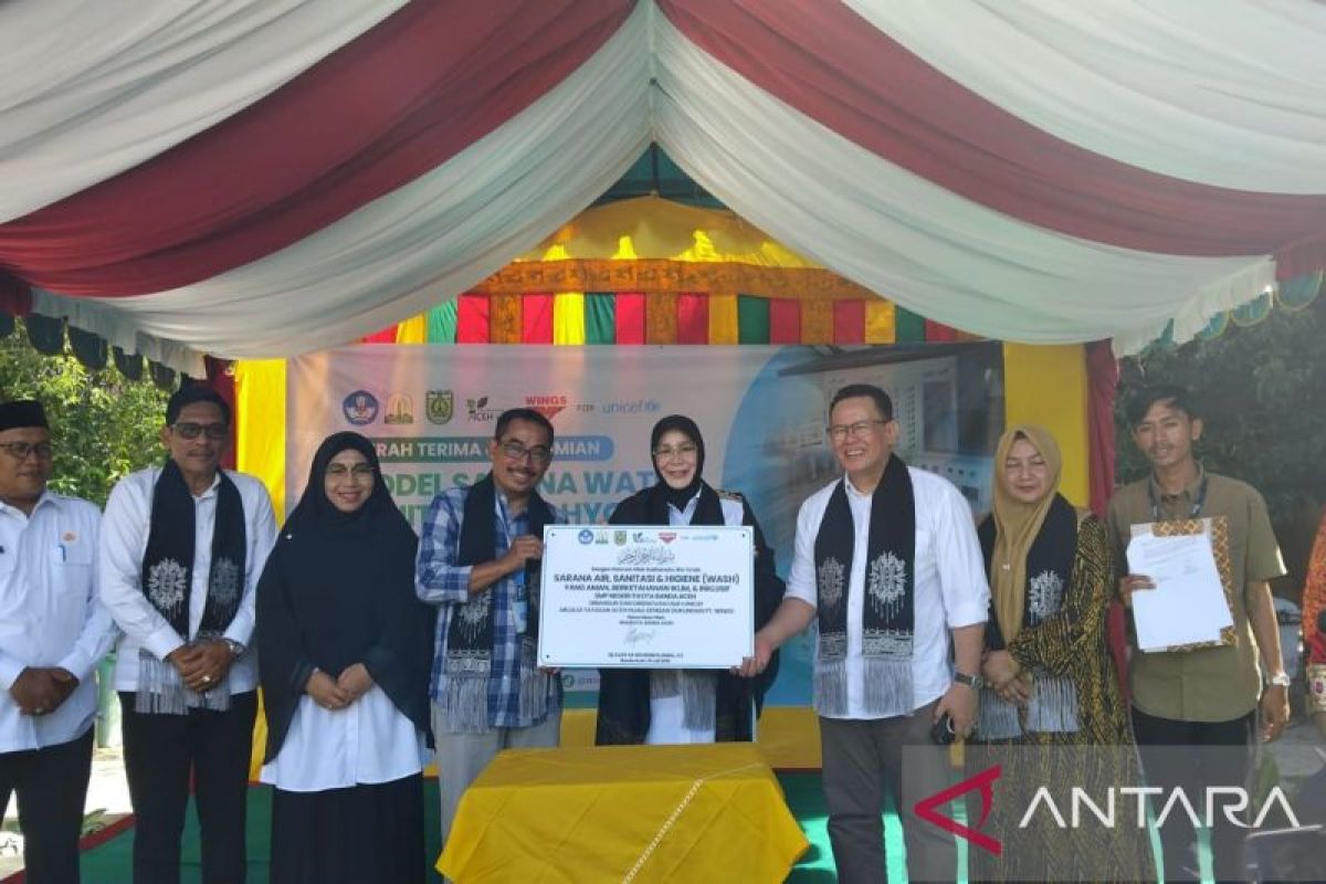 UNICEF Jadikan SMPN 9 Banda Aceh Sekolah Percontohan WASH, Toilet Ramah Disabilitas hingga Air Minum Siap Konsumsi Dihadirkan