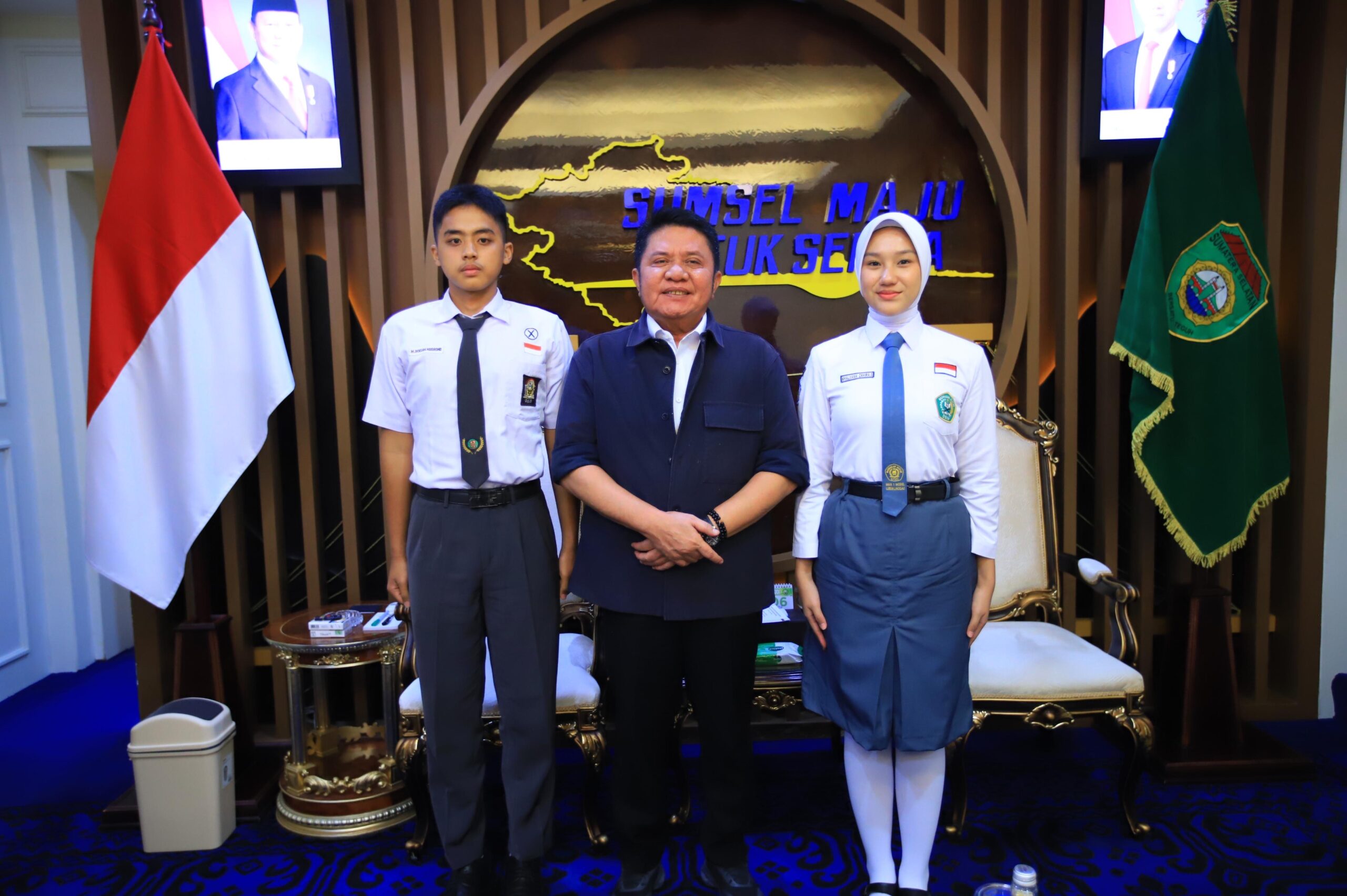 Gubernur Sumsel Herman Deru Pesankan Dua Calon Paskibraka Nasional Jaga Mental dan Harumkan Nama Sumatera Selatan