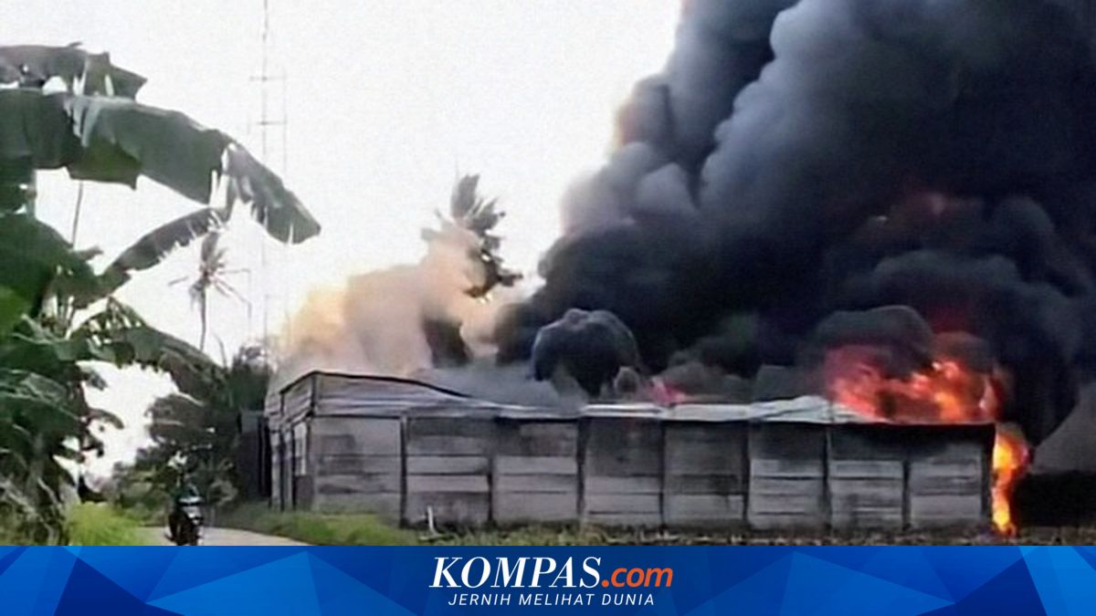 Polisi Temukan 150 Drum Limbah CPO di Gudang Terbakar Pesawaran, Diduga Tempat Pengolahan BBM Ilegal