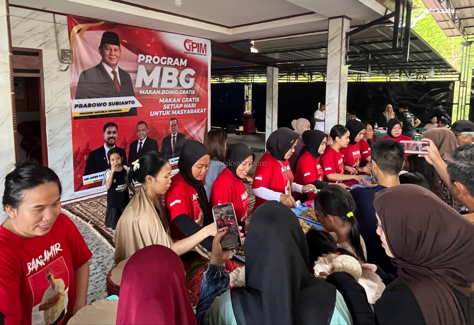 Program Makan Bowo Gratis Resmi Berjalan di Konawe, Didanai Pengusaha-Politisi Asal Tongauna