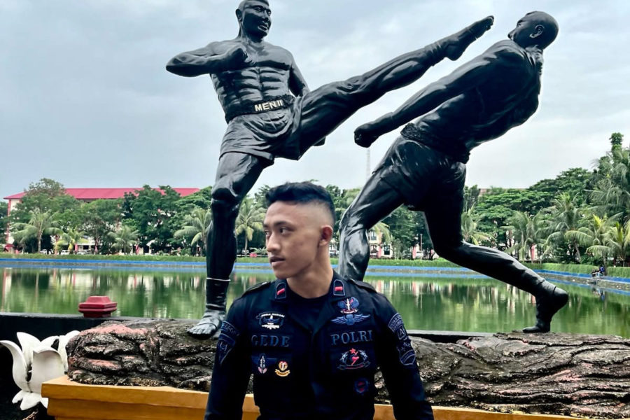 Atlet Brimob Asal Buleleng Bharada Gede Yana Nuarta Sabet Emas di ISKA Indonesia Open 2026