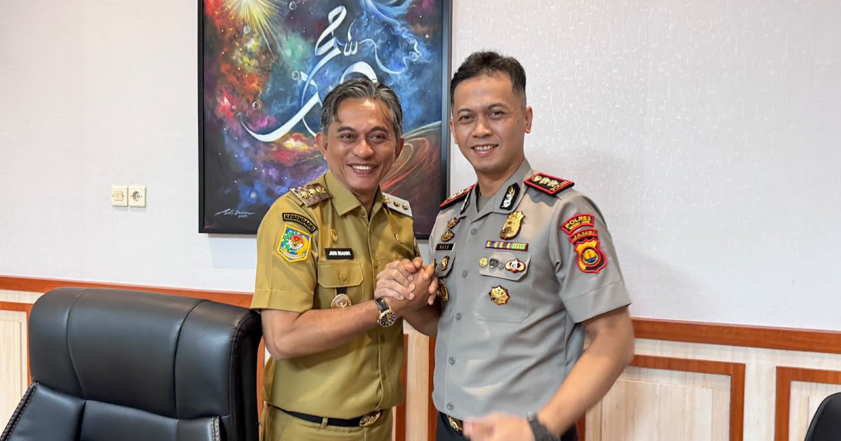 Kapolres Muaro Jambi AKBP Bayu Noormansyah Sambangi Pemkab Perkuat Sinergi Keamanan dan Pembangunan Daerah