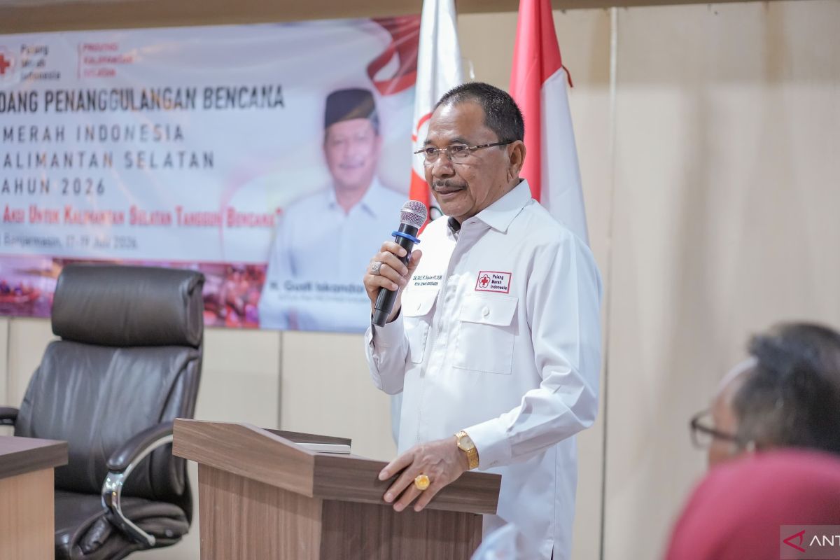 Ketua DPRD Kalsel Supian HK Dorong Satu Komando Penanggulangan Bencana di Raker PMI 2026