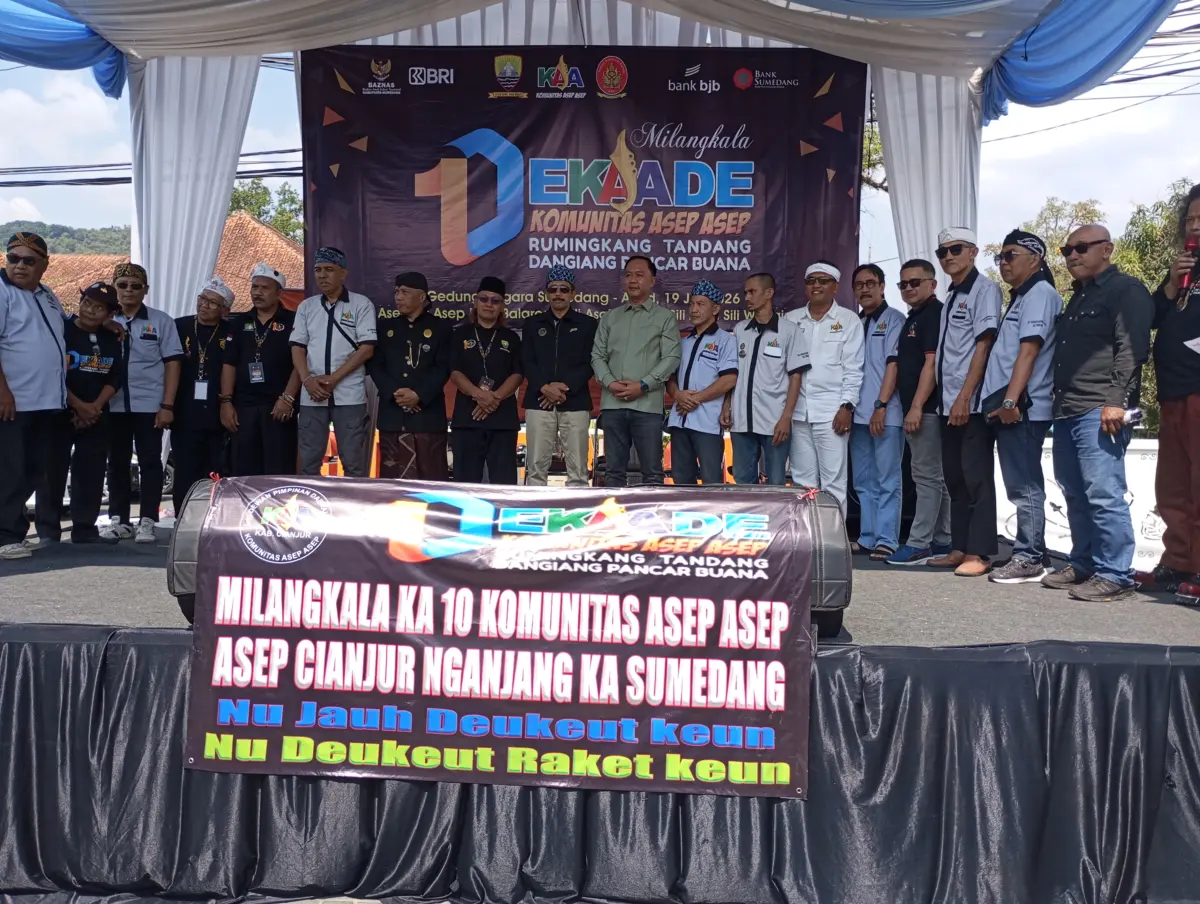 10 Tahun Komunitas Asep-Asep, Ketua DPD Sumedang Ajak Anggota dari 17 Kota/Kabupaten Perkuat Aksi Sosial