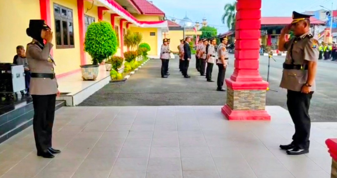 Polresta Deli Serdang Peringati Hari Juang Polri 2026, Wakapolresta Pimpin Upacara di Lapangan Apel