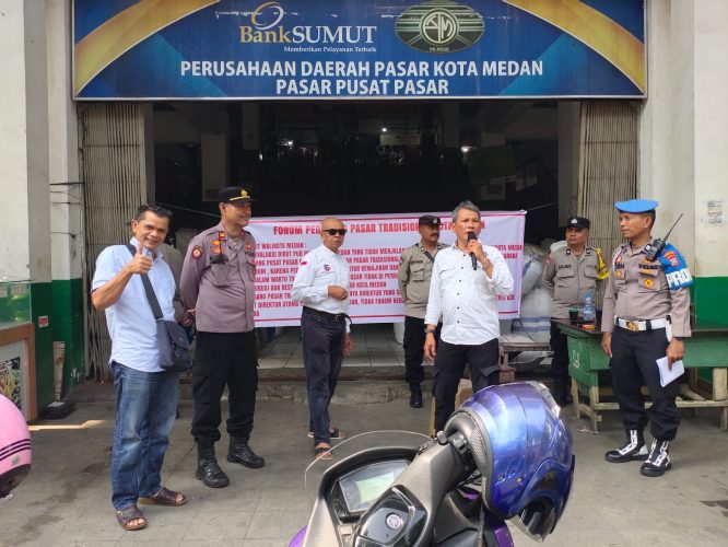 Pedagang Pusat Pasar Medan Ancam Tunda Bayar Kontribusi ke PUD Pasar, Fasilitas Bocor dan Instalasi Listrik Dibiarkan Rusak