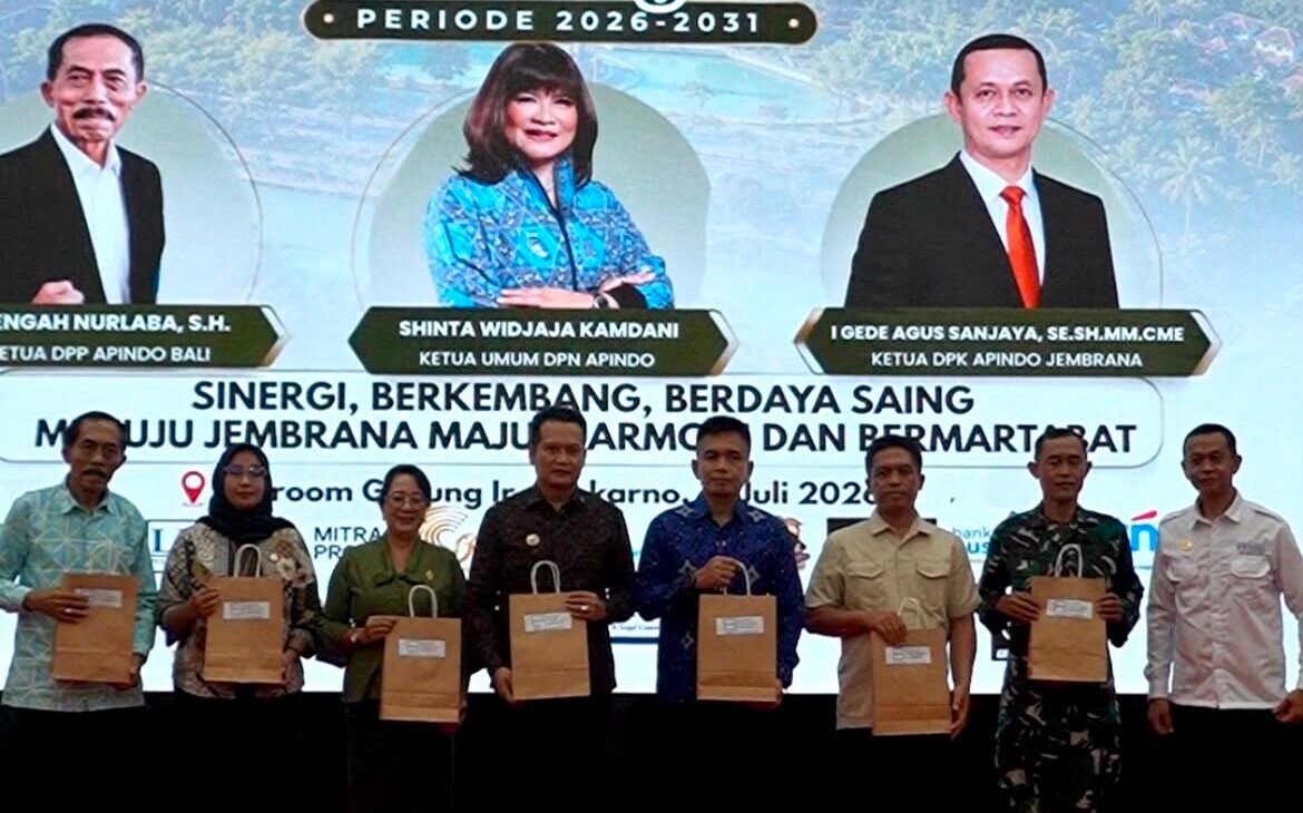 APINDO Jembrana Resmi Miliki Pengurus Baru 2026-2031, Bupati Kembang Minta Perkuat Iklim Investasi dan Serap Tenaga Kerja