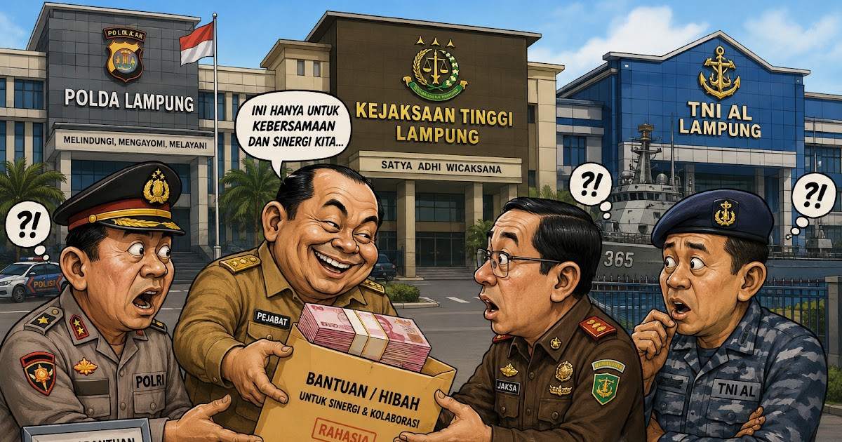 Hibah APBD Lampung 2025 ke Polda Hanya Rp 12,5 Miliar, Kejati Justru Dikucuri Rp 35 Miliar di 2026