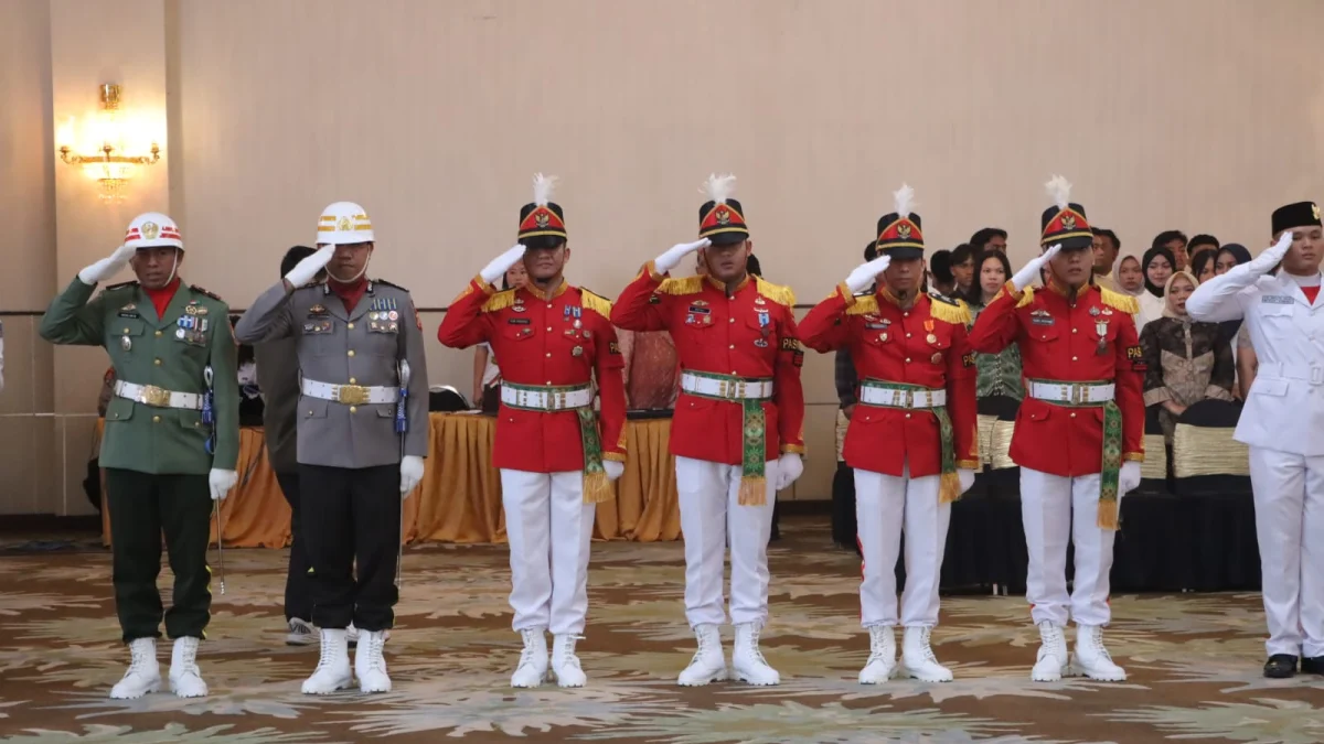 Kapolres Kotamobagu dan Forkopimda Kukuhkan Paskibraka 2026 di Ballroom Hotel Sutanraja, Wujud Sinergi TNI-Polri-Pemkot