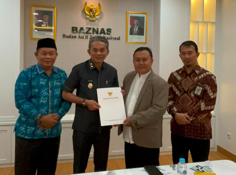 Pemkab Muaro Jambi Serahkan 10 Nama Calon Pimpinan Baznas ke Baznas RI, Verifikasi Administrasi Berlangsung 2-3 Hari
