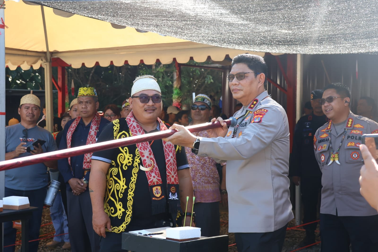 Hari Bhayangkara ke-80, Kapolda Kalimantan Utara Resmikan Lomba Sumpit Dayak, Lebih dari 300 Atlet Ikut Serta