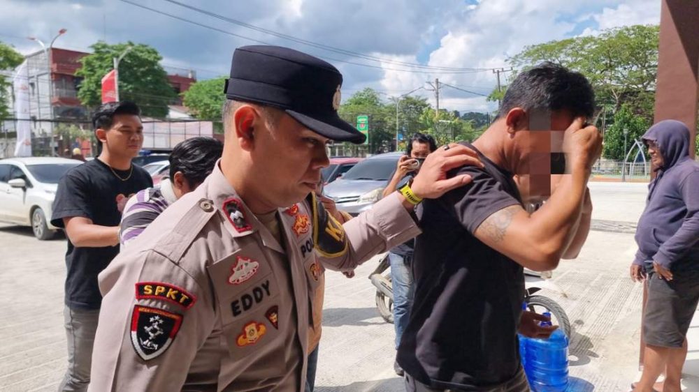 Polsek Sungai Pinang Bekuk 3 Pencuri Katalis Knalpot Mobil, Aksi Berlangsung 3-5 Menit