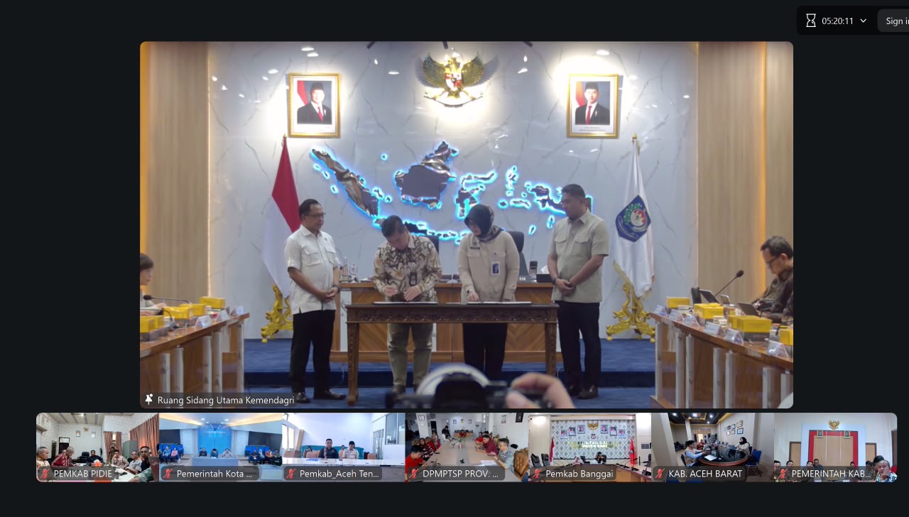 Rakor MBG di Pidie: Pemkab Diminta Perkuat Pengawasan Dapur SPPG, BGN Siapkan Portal Radar untuk Pantau Menu
