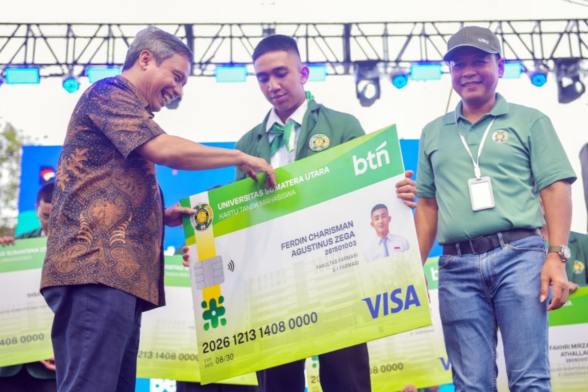 9.800 Mahasiswa USU Terima KTM Co-Branding BTN, Integrasi Kartu Mahasiswa dan ATM untuk Transaksi Sehari-hari