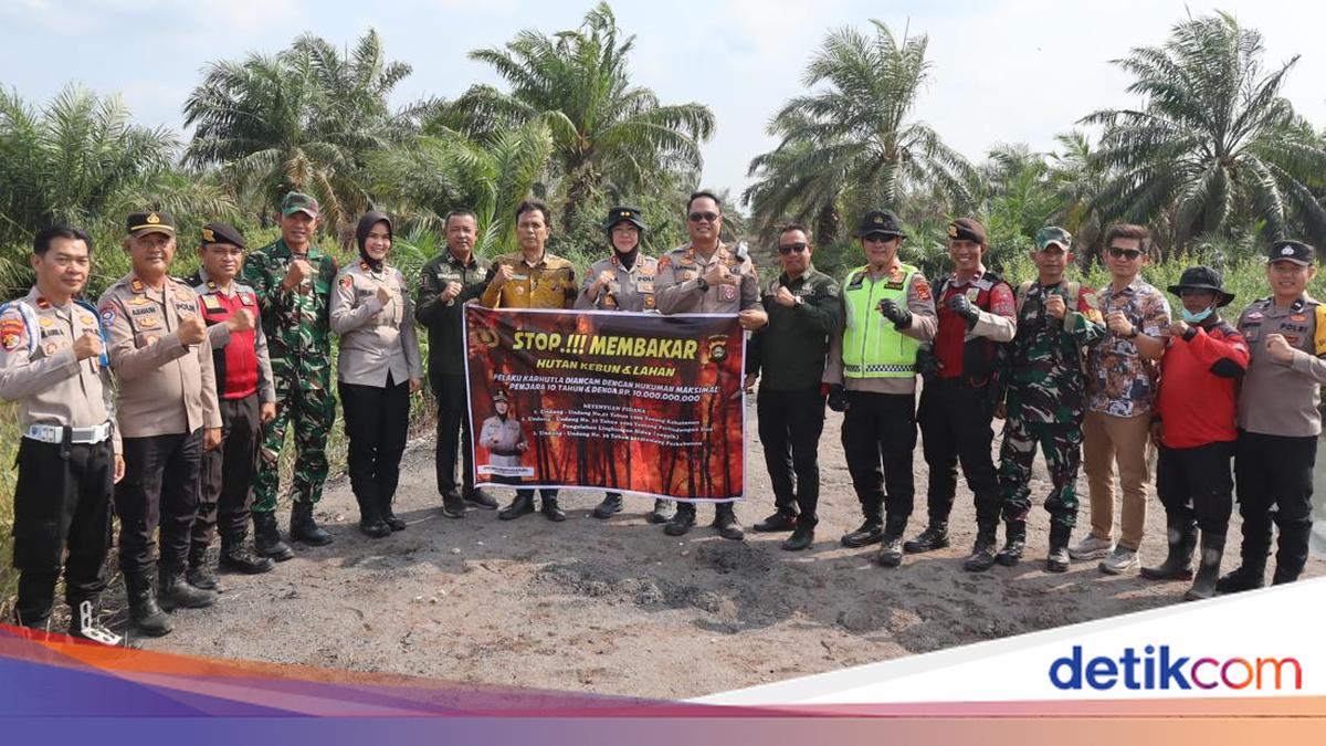 Polres Ogan Ilir Terbangkan Drone Pantau Lahan Gambut, Cek Embung hingga Aliran Sungai Antisipasi Karhutla