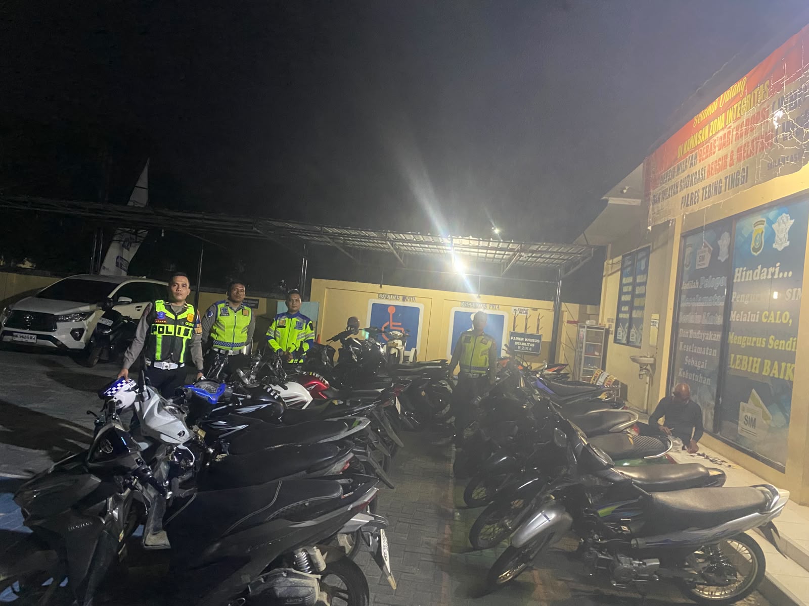Polres Tebing Tinggi Amankan 20 Sepeda Motor Berknalpot Brong dalam Patroli Skala Besar, Antisipasi Tawuran dan Balap Liar