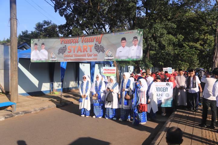 Pawai Taaruf dan STQ Kecamatan Cibodas Diikuti 167 Peserta, Warga Panunggangan Barat Target Juara 1